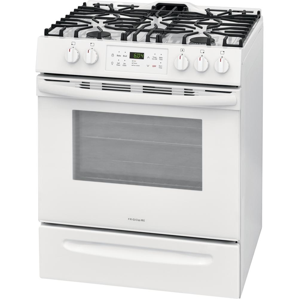  Frigidaire 30-inch Freestanding Gas Range with Ready-Select® Controls FFGH3054UW IMAGE 3