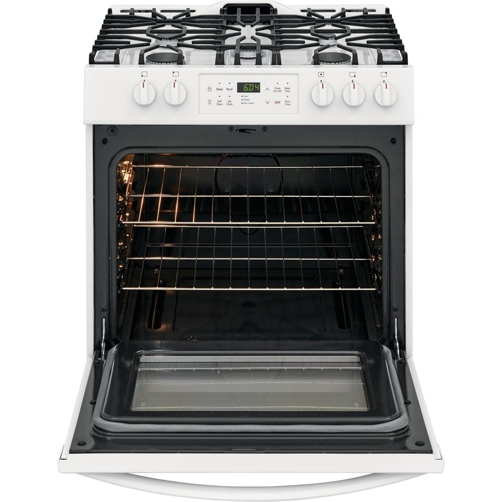  Frigidaire 30-inch Freestanding Gas Range with Ready-Select® Controls FFGH3054UW IMAGE 7
