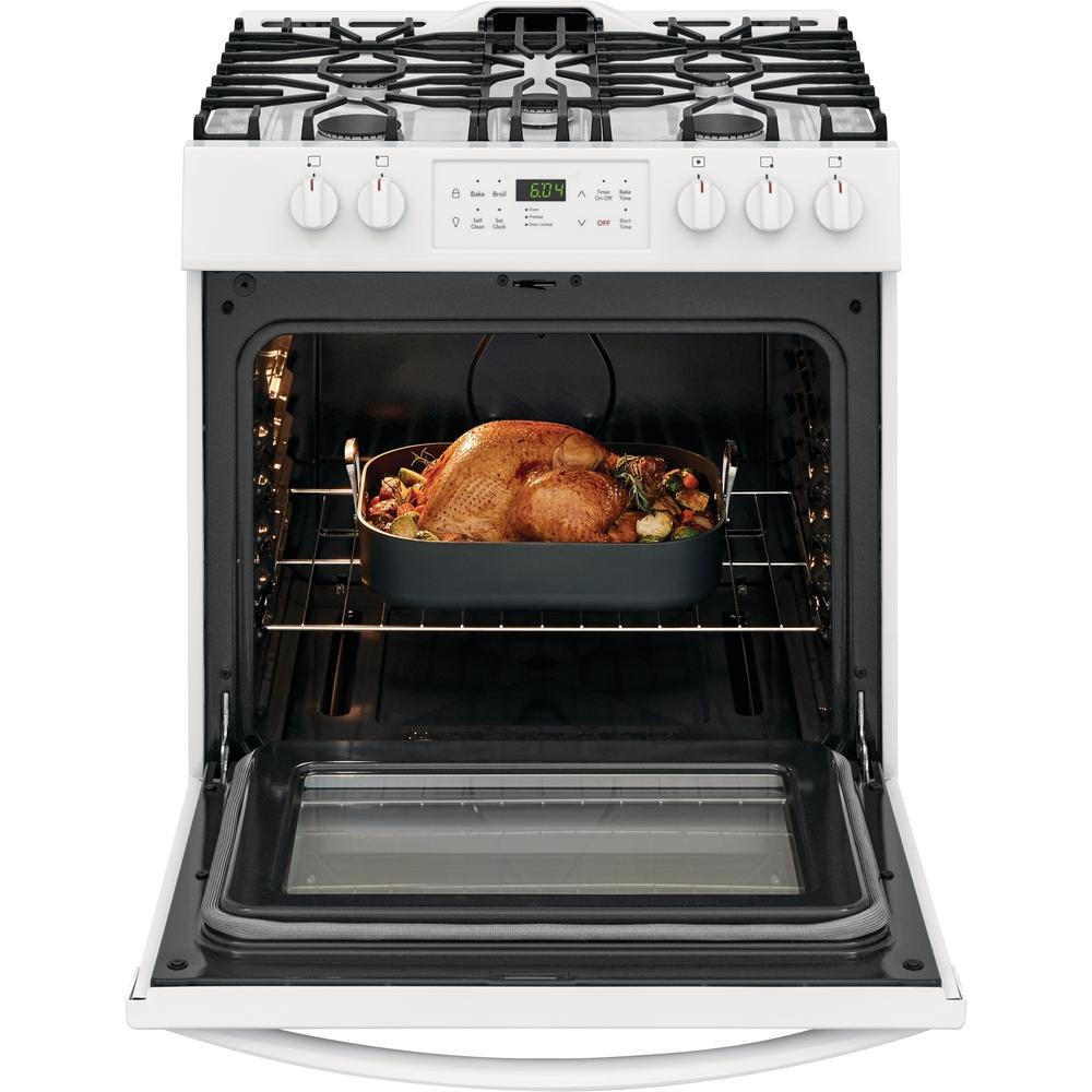 Frigidaire 30-inch Freestanding Gas Range with Ready-Select® Controls FFGH3054UW IMAGE 8