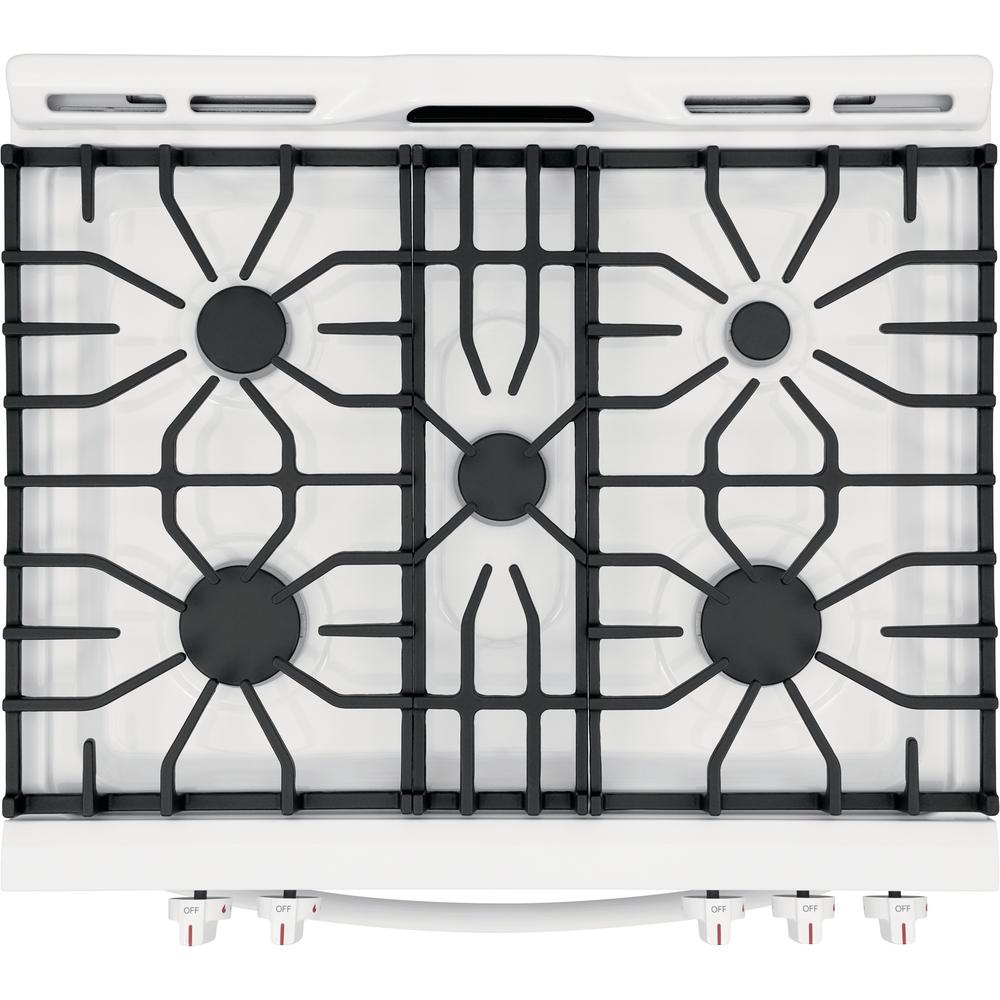  Frigidaire 30-inch Freestanding Gas Range with Ready-Select® Controls FFGH3054UW IMAGE 9