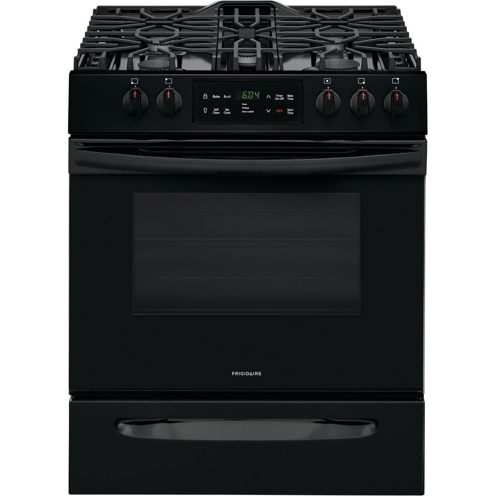  Frigidaire 30-inch Freestanding Gas Range with Ready-Select® Controls FFGH3054UB IMAGE 1