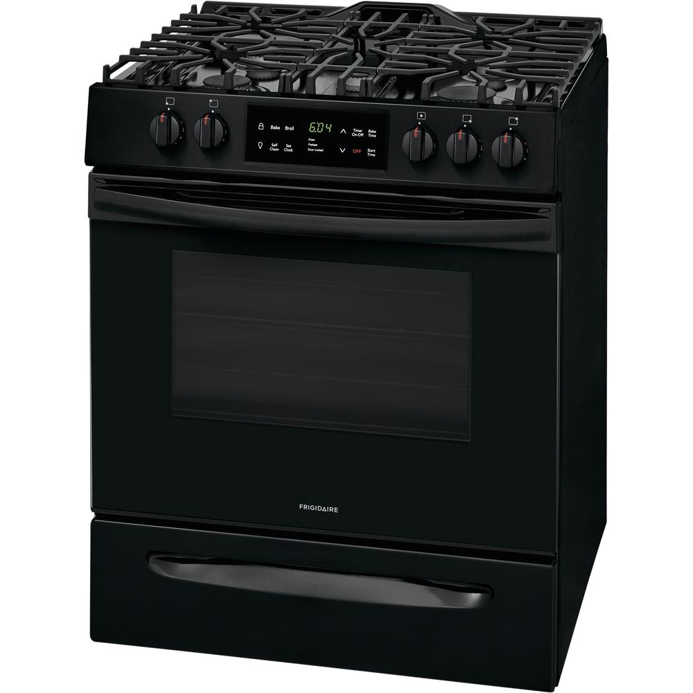  Frigidaire 30-inch Freestanding Gas Range with Ready-Select® Controls FFGH3054UB IMAGE 3