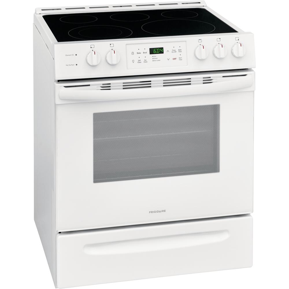  Frigidaire 30-inch Freestanding Electric Range with Ready-Select® Controls FFEH3054UW IMAGE 2