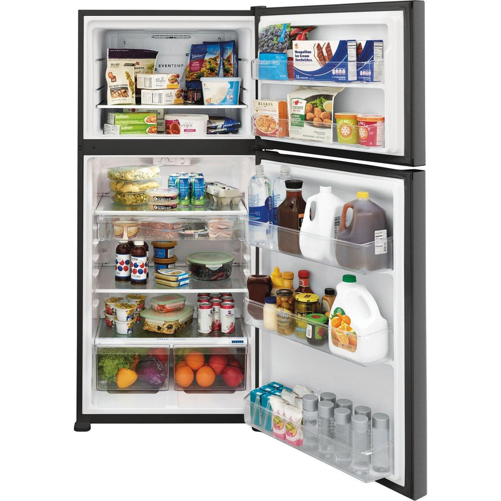  Frigidaire 30-inch, 20 cu.ft. Freestanding Top Freezer Refrigerator with LED Lighting FFHT2045VD IMAGE 3