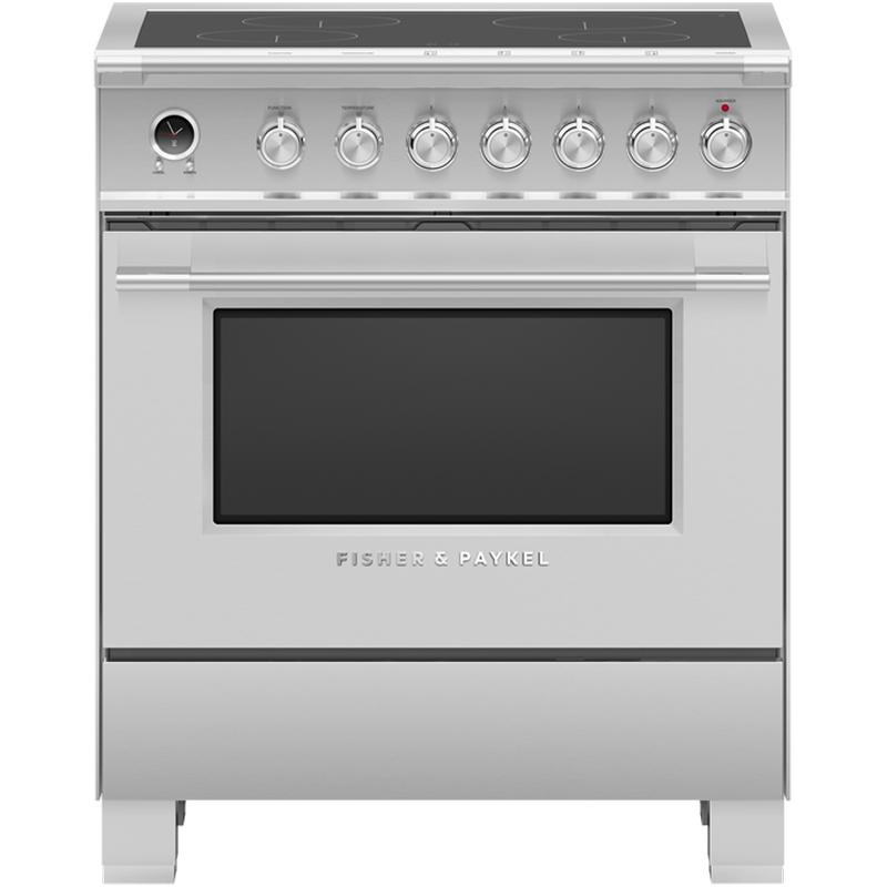 Fisher & Paykel 30-inch Freestanding Electric Range with Induction Technology OR30SCI6X1 IMAGE 1