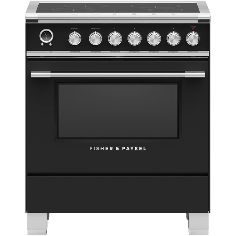  Fisher & Paykel 30-inch Freestanding Electric Range with Induction Technology OR30SCI6B1 IMAGE 1