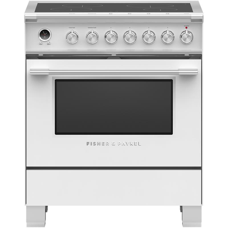  Fisher & Paykel 30-inch Freestanding Electric Range with Induction Technology OR30SCI6W1 IMAGE 1