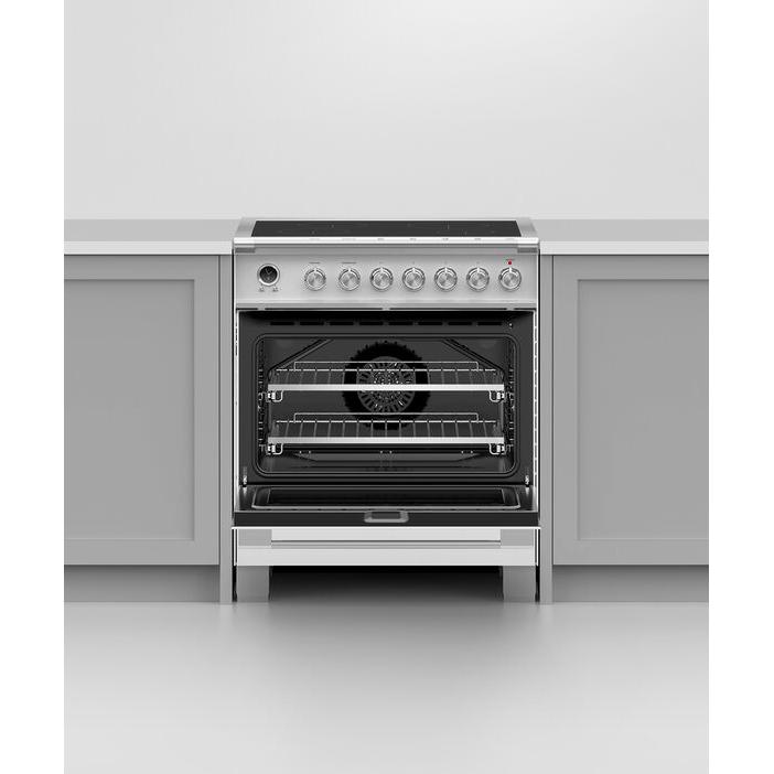  Fisher & Paykel 30-inch Freestanding Electric Range with Induction Technology OR30SCI6W1 IMAGE 6