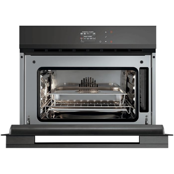  Fisher & Paykel 24-inch, 1.3 cu.ft. Built-in Single Wall Oven with Steam Cooking OS24NDBB1 IMAGE 2