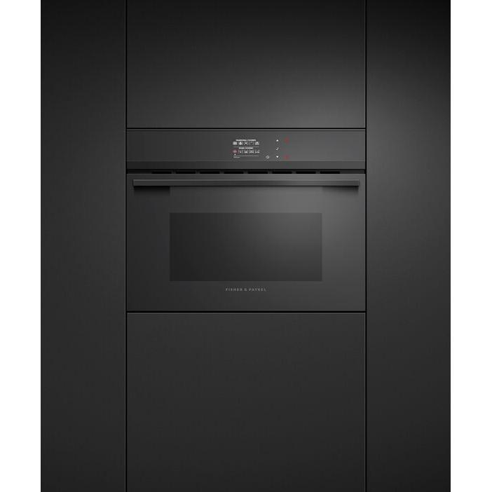  Fisher & Paykel 24-inch, 1.3 cu.ft. Built-in Single Wall Oven with Steam Cooking OS24NDBB1 IMAGE 4