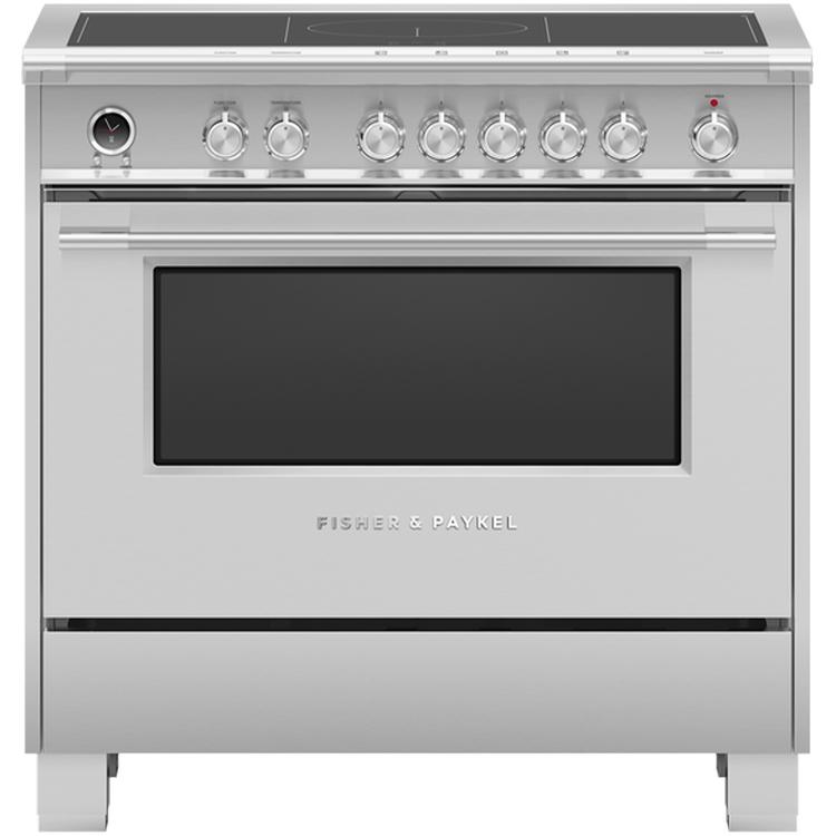  Fisher & Paykel 36-inch Freestanding Electric Range with Induction Technology OR36SCI6X1 IMAGE 1