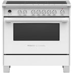  Fisher & Paykel 36-inch Freestanding Electric Range with Induction Technology OR36SCI6W1 IMAGE 1