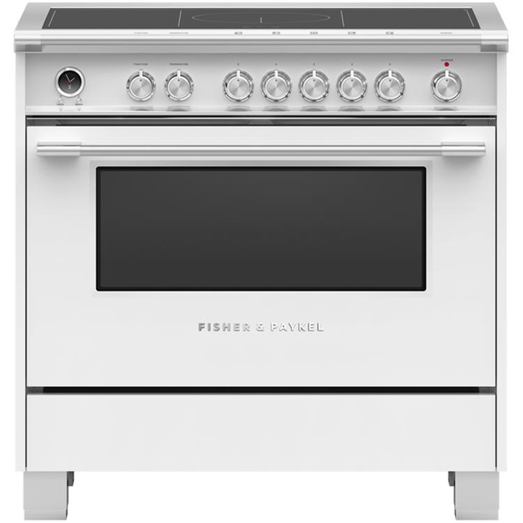  Fisher & Paykel 36-inch Freestanding Electric Range with Induction Technology OR36SCI6W1 IMAGE 1