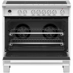  Fisher & Paykel 36-inch Freestanding Electric Range with Induction Technology OR36SCI6W1 IMAGE 2