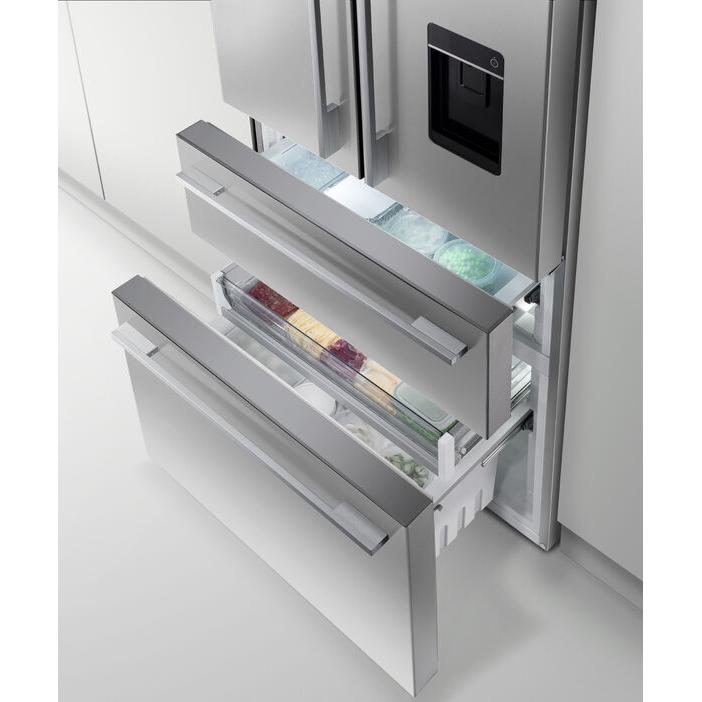  Fisher & Paykel 32-inch, 16.9 cu.ft. Freestanding French 4-Door Refrigerator with ActiveSmart™ Technology RF172GDUX1 IMAGE 4