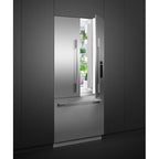  Fisher & Paykel 32-inch, 14.7 cu.ft. Built-in French 3-Door Refrigerator with ActiveSmart™ Technology RS32A72U1 IMAGE 5