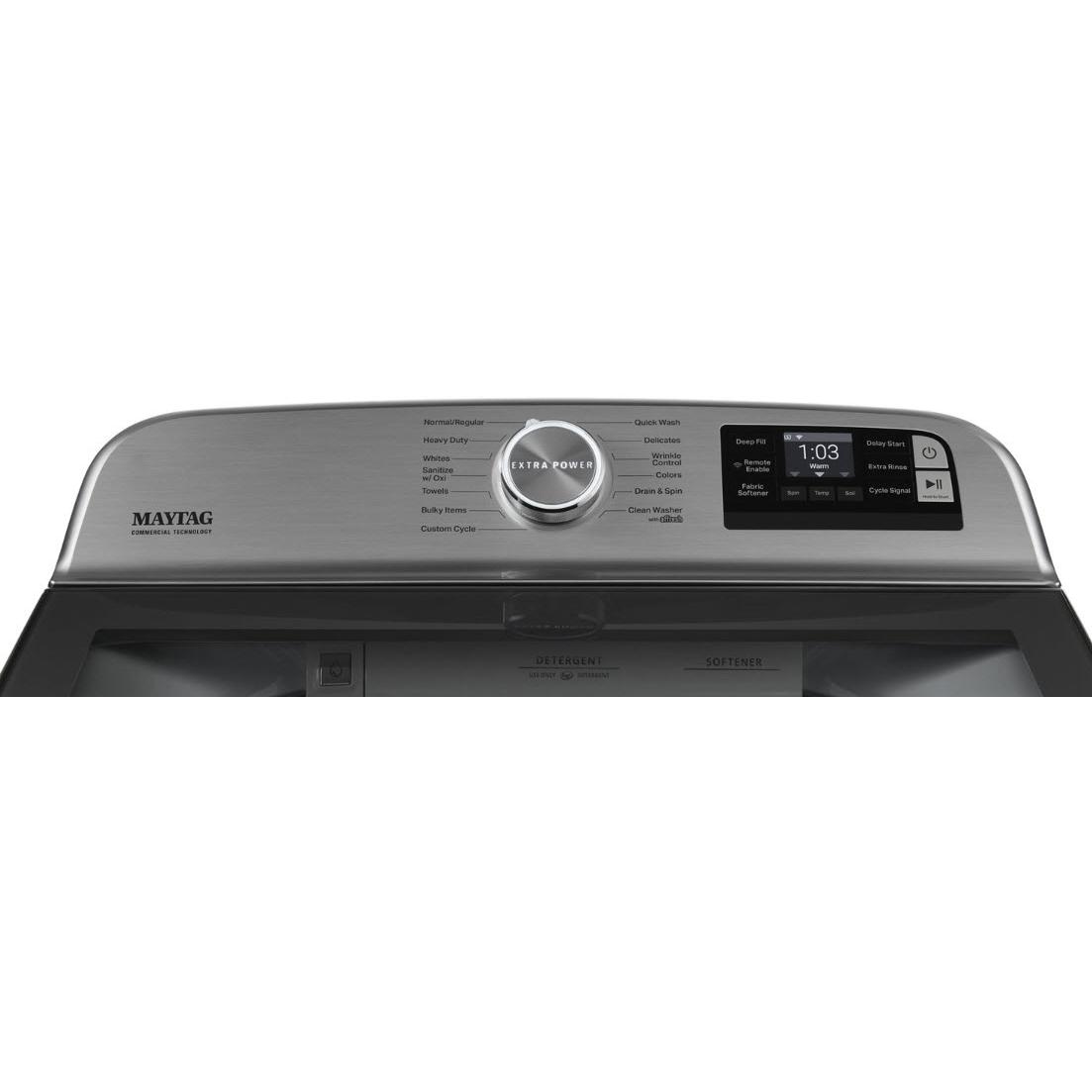  Maytag 6.1 cu.ft. Top Loading Washer with Wi-Fi Connectivity MVW7232HW IMAGE 3