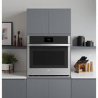 GE Profile 30-inch, 5 cu. ft.  Built-in Single Wall Oven with Convection PTS9000SNSS IMAGE 11