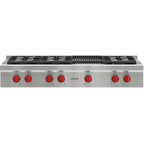  Wolf 48-inch Built-in Gas Rangetop with Infrared Charbroiler SRT486C-LP IMAGE 1