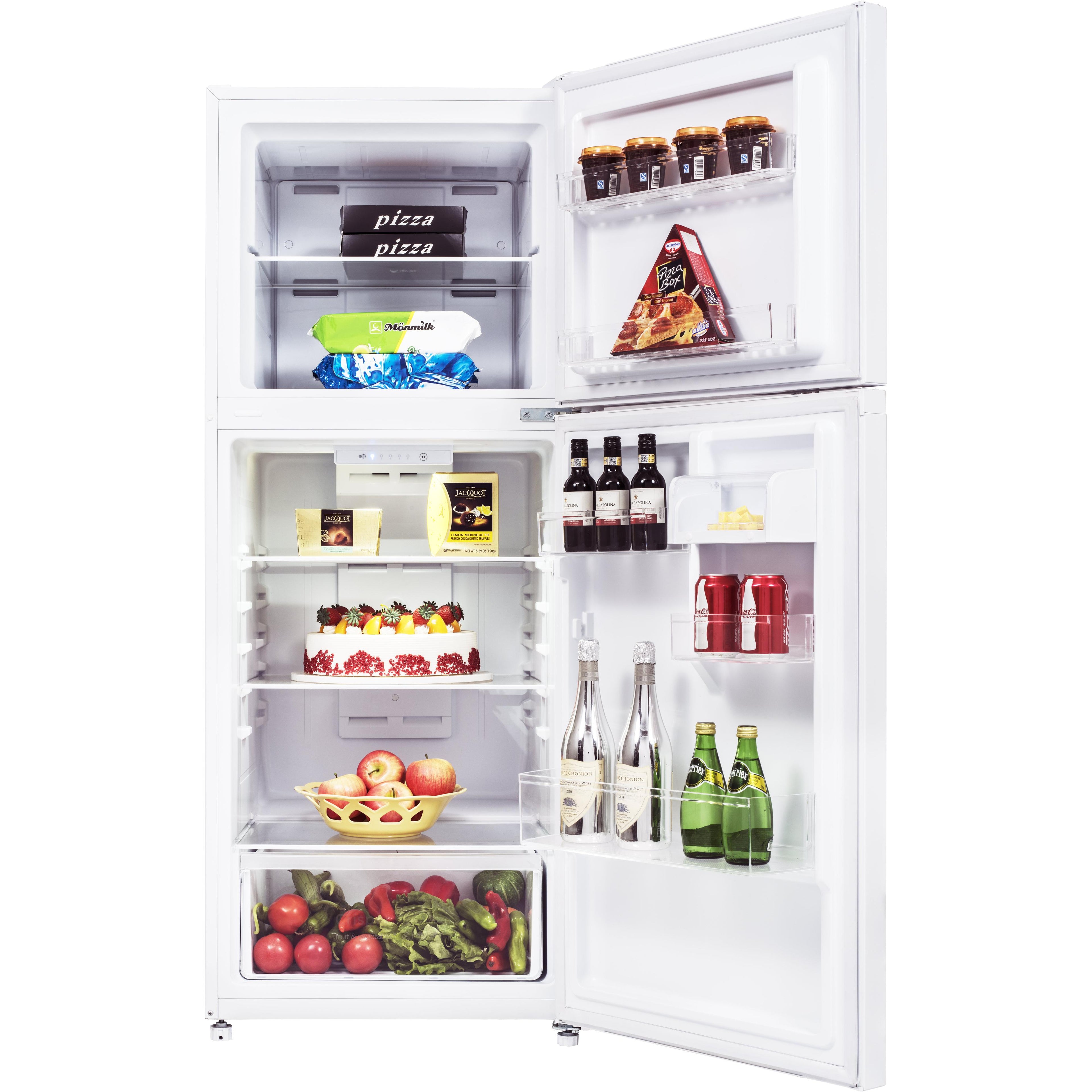  Epic 24-inch, 10.4 cu.ft. Freestanding Top Freezer Refrigerator EFF104W IMAGE 4