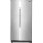  Maytag 36-inch, 25 cu.ft. Freestanding Side-by-Side Refrigerator with BrighSeries™ LED Lighting MSS25N4MKZ IMAGE 1