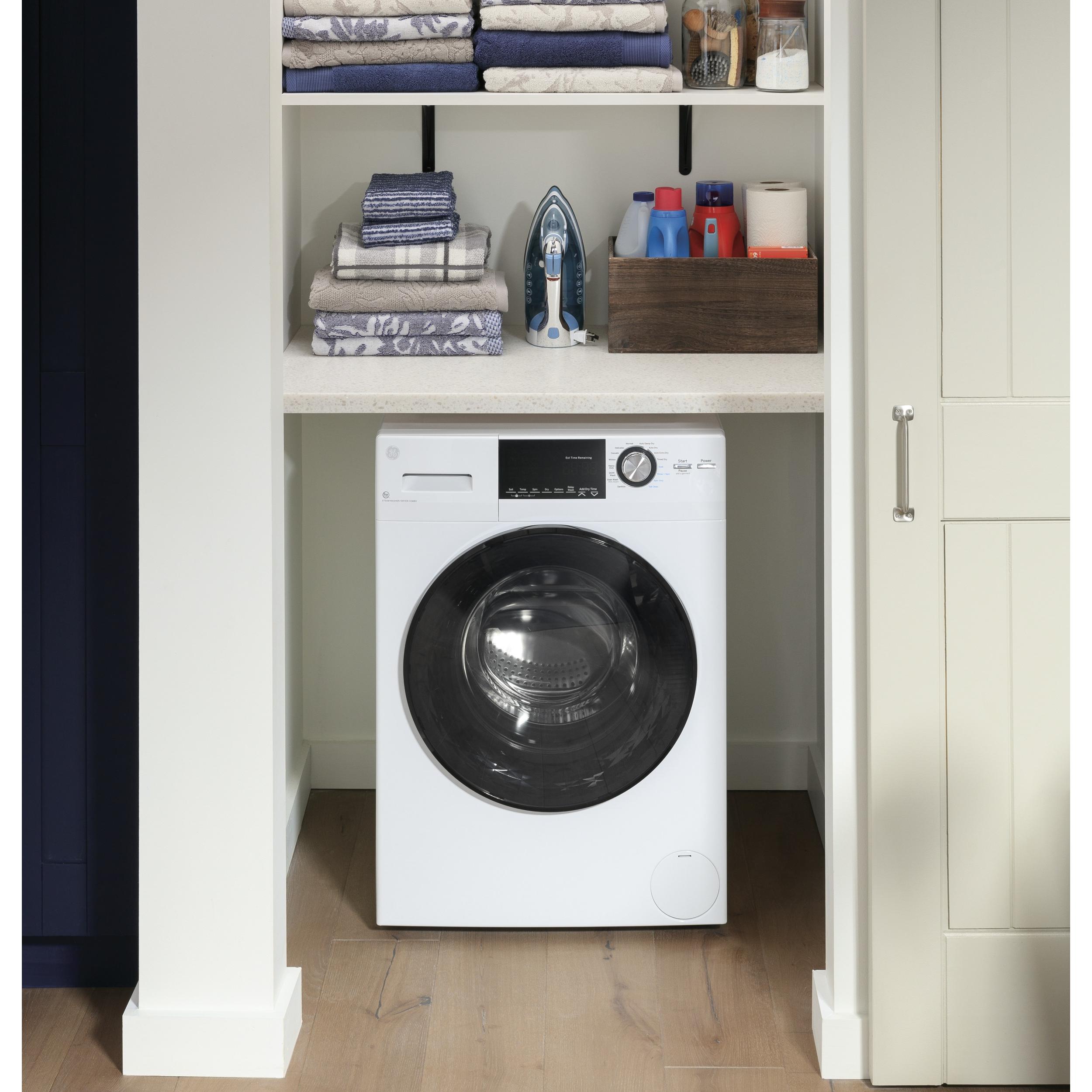  GE All-in-One Electric Laundry Center with Condenser GFQ14ESSNWW IMAGE 10