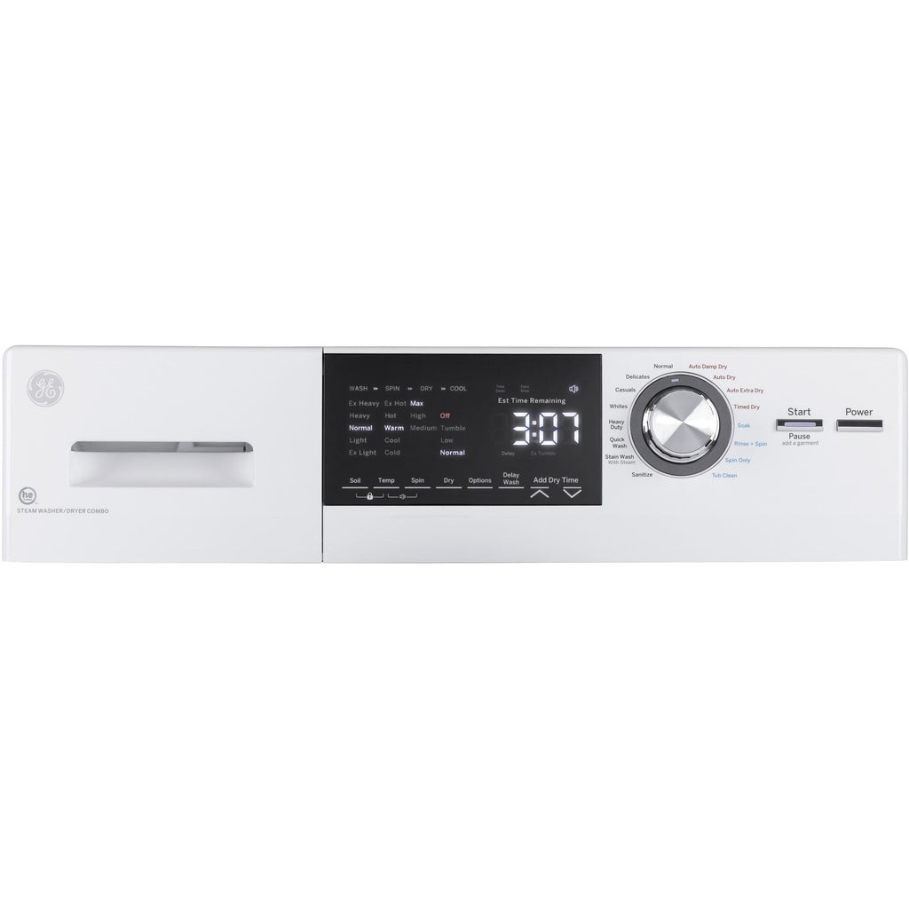  GE All-in-One Electric Laundry Center with Condenser GFQ14ESSNWW IMAGE 2