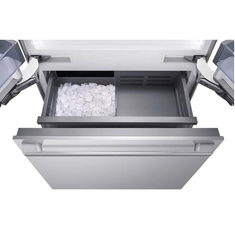  Dacor 36-inch, 21.3 cu.ft. Built-in French 3-Door Refrigerator with 3DLighting™ DRF365300AP/DA IMAGE 3