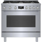  Bosch 36-inch Freestanding Gas Range with Convection Technology HGS8655UC IMAGE 1
