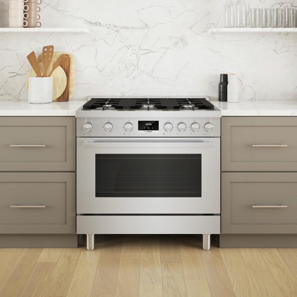  Bosch 36-inch Freestanding Gas Range with Convection Technology HGS8655UC IMAGE 12