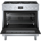  Bosch 36-inch Freestanding Gas Range with Convection Technology HGS8655UC IMAGE 3