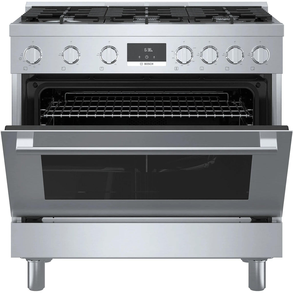  Bosch 36-inch Freestanding Gas Range with Convection Technology HGS8655UC IMAGE 5