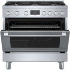  Bosch 36-inch Freestanding Gas Range with Convection Technology HGS8655UC IMAGE 5