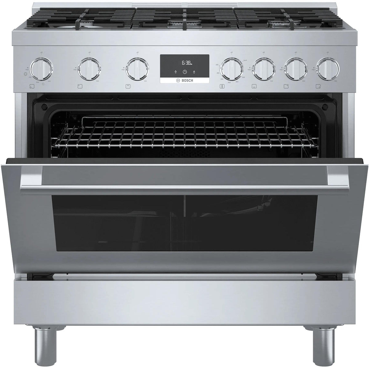  Bosch 36-inch Freestanding Gas Range with Convection Technology HGS8655UC IMAGE 5
