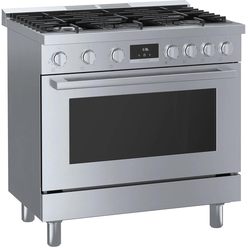  Bosch 36-inch Freestanding Gas Range with Convection Technology HGS8655UC IMAGE 6