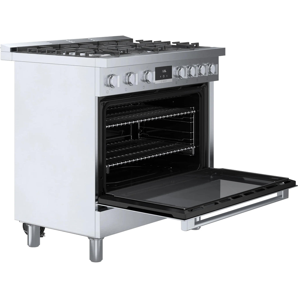  Bosch 36-inch Freestanding Gas Range with Convection Technology HGS8655UC IMAGE 7