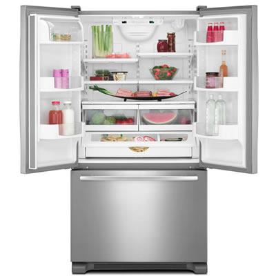  JennAir 36-inch, 19.8 cu. ft. Counter-Depth French 3-Door Refrigerator with Ice and Water JFI2089WES IMAGE 2