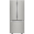  LG 30-inch, 21.8 cu.ft. Freestanding French 3-Door Refrigerator with SmartDiagnosis™ Technology LRFNS2200S IMAGE 1