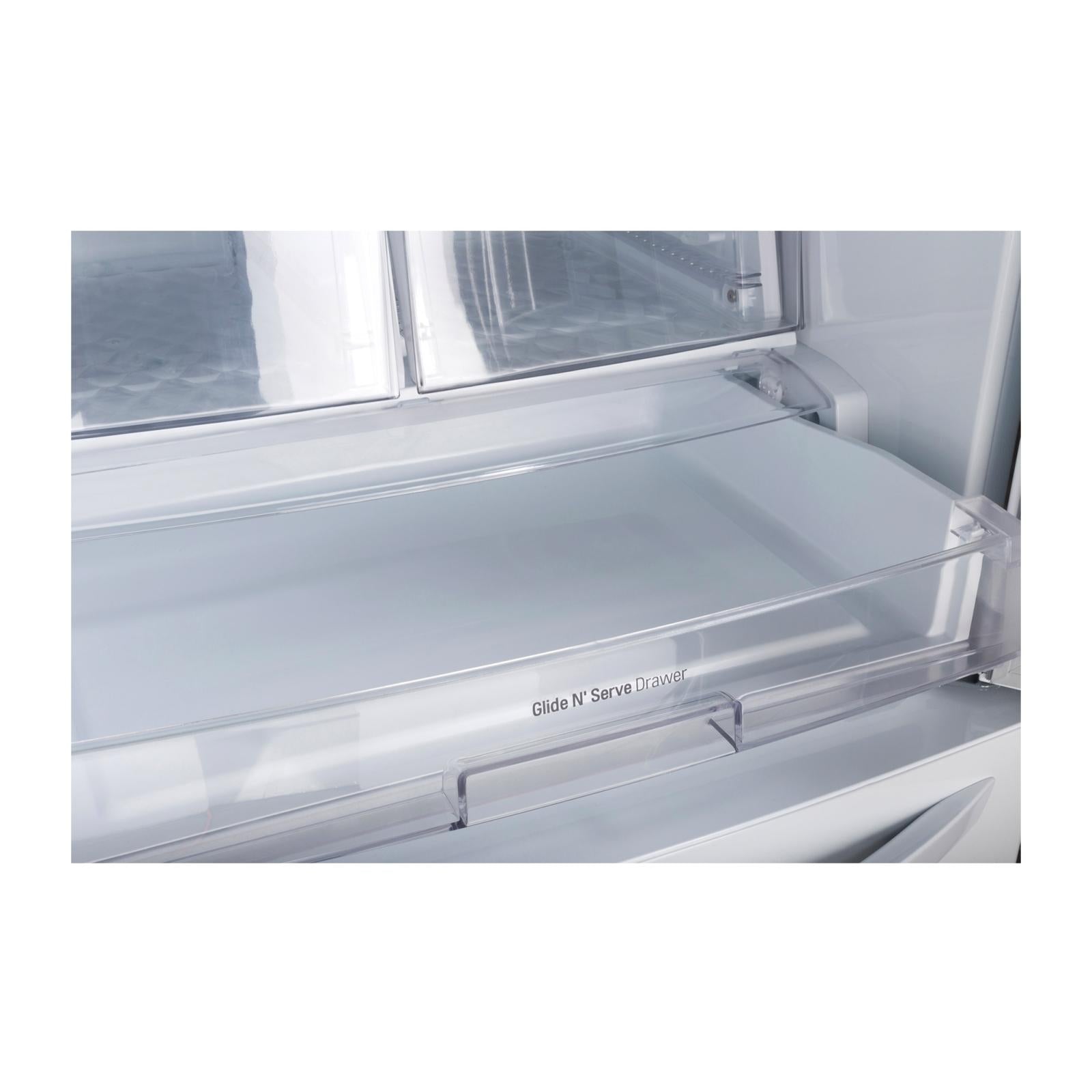  LG 30-inch, 21.8 cu.ft. Freestanding French 3-Door Refrigerator with SmartDiagnosis™ Technology LRFNS2200W IMAGE 10
