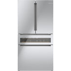  Bosch 36-inch, 20.5 cu.ft. Counter Depth French 4-Door Refrigerator with FlexBar™ B36CL81ENG IMAGE 1