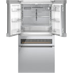  Bosch 36-inch, 20.5 cu.ft. Counter Depth French 4-Door Refrigerator with FlexBar™ B36CL81ENG IMAGE 2