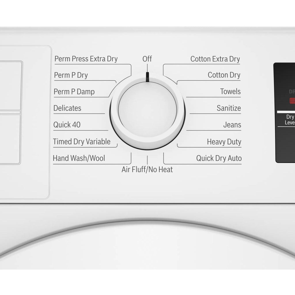  Bosch Electric Dryer with Sanitize Cycle WTG86403UC IMAGE 8