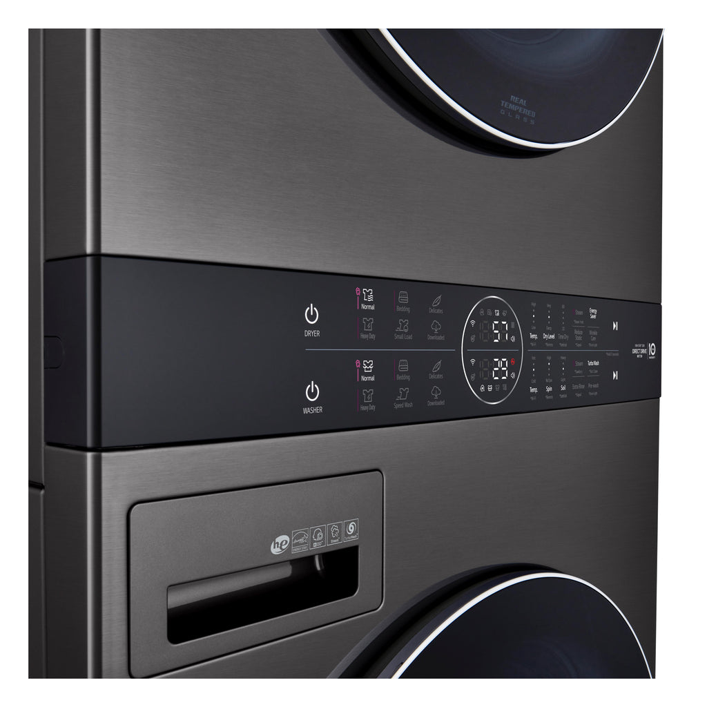  LG Stacked Washer/Dryer Electric Laundry Center with TurboWash™ 360 Technology WKEX200HBA IMAGE 7