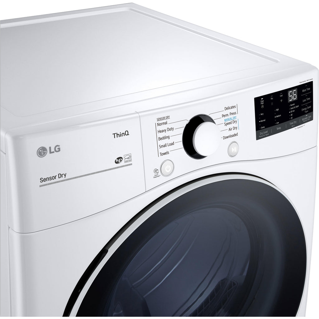  LG 7.4 cu.ft. Gas Dryer with ThinQ® Technology DLG3601W IMAGE 10
