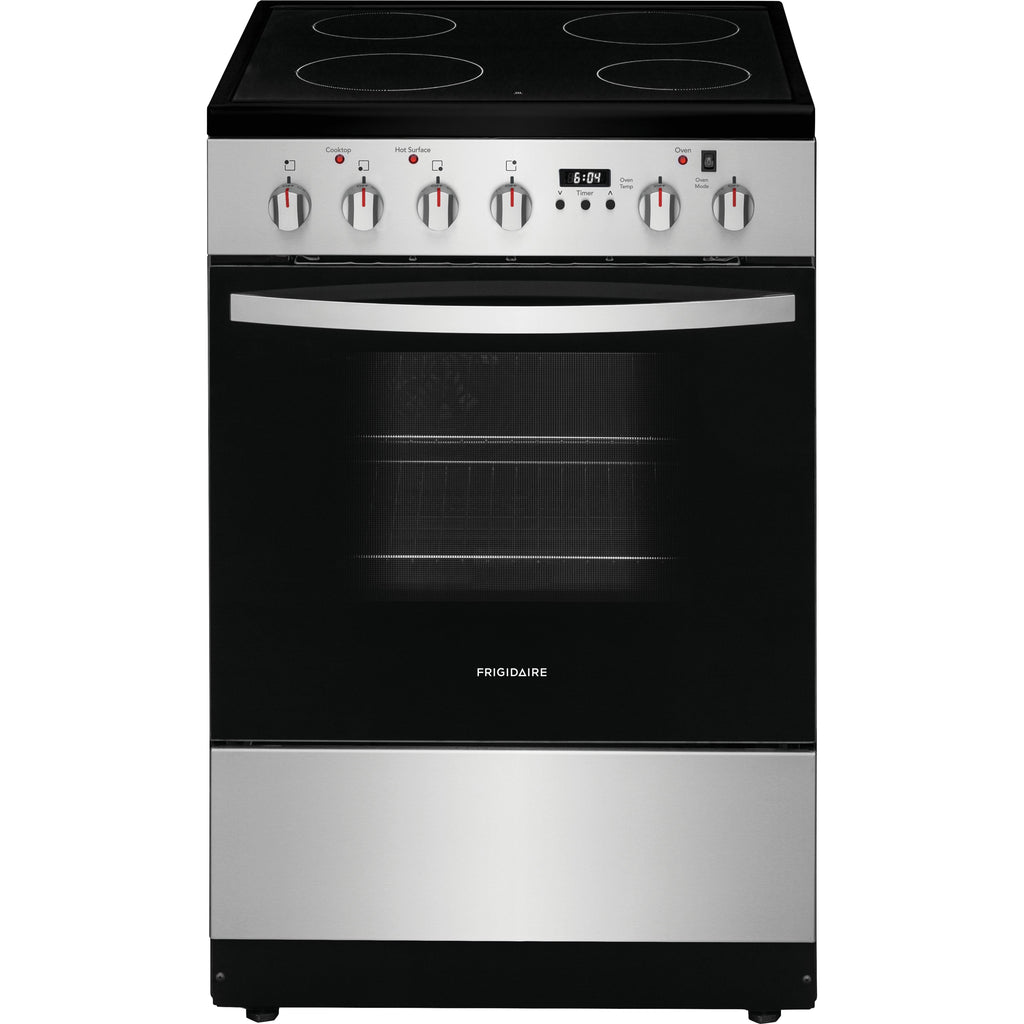  Frigidaire 24-inch Freestanding Electric Range FCFE2425AS IMAGE 1