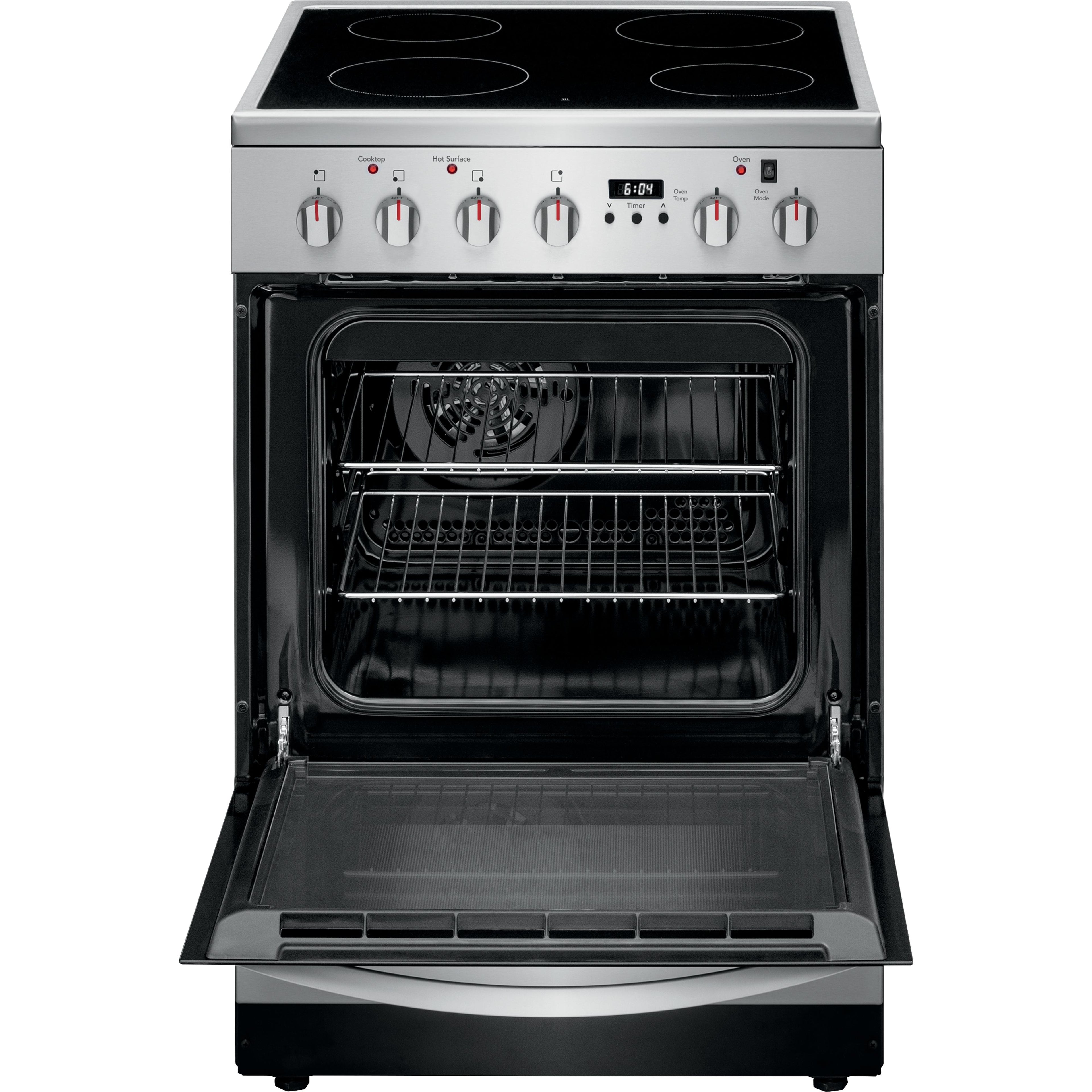  Frigidaire 24-inch Freestanding Electric Range FCFE2425AS IMAGE 2