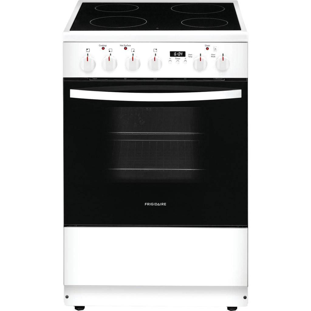 Frigidaire 24-inch Freestanding Electric Range FCFE2425AW IMAGE 1