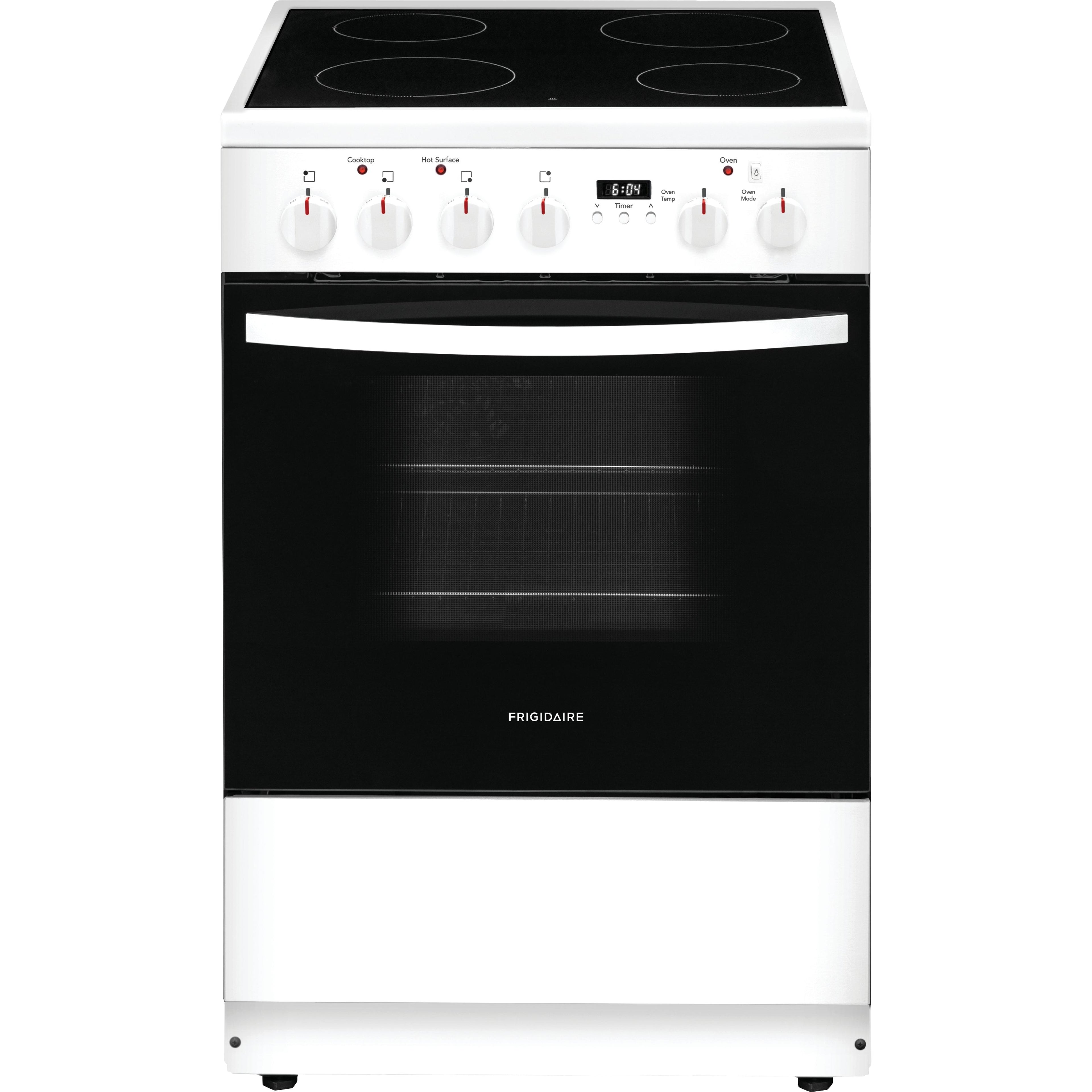  Frigidaire 24-inch Freestanding Electric Range FCFE2425AW IMAGE 1