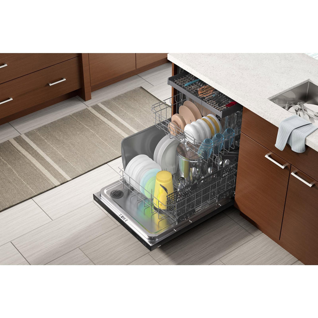  Whirlpool 24-inch Built-in Dishwasher with Sani Rinse Option WDT750SAKB IMAGE 7