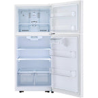  LG 30-inch, 20.2 cu.ft. Freestanding Top Freezer Refrigerator with Smart Diagnosis™ LTCS20020W IMAGE 9